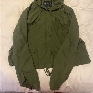 Forever 21+ Plus Size Army Green jacket